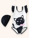 Maiô gato preto fofo