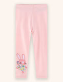 Søde Bunny Applique Leggings