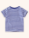 T-Shirt mit Bagger-Applikation