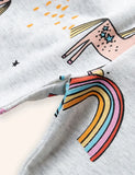 Leggings mit Einhorn-Regenbogen-Aufdruck