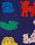 T-shirt con applicazioni per cani