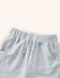Shorts de algodón con dientes de dinosaurio