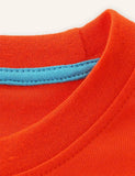 T-shirt a maniche lunghe con dinosauro luminoso
