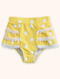 Polka Dot Suspender Badedragt