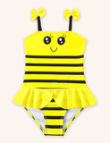 Lindo traje de baño de abeja pequeña