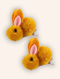 2 Stück Osterhasen-Plüsch-Haarnadeln