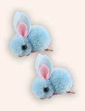 2 Stück Osterhasen-Plüsch-Haarnadeln