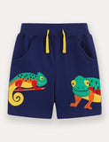 Shorts bordados lagarto