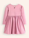Nellie Appliqué Flare Dress