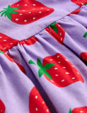 Strawberry Full Printed Kjole