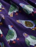 Komplett bedrucktes Taubenkleid