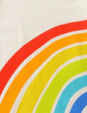 T-Shirt mit Regenbogen-Print