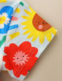Vestido estampado de abejas y flores