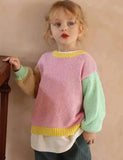 Colorblocked trui