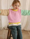 Colorblocked trui