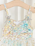 Sequined Mermaid One-Piece Swimsuit