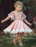 Three-dimensional Floral Lace Dress