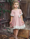 Three-dimensional Floral Lace Dress