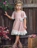 Three-dimensional Floral Lace Dress