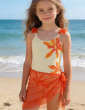 Beautiful Big Flower One-piece Swimsuit