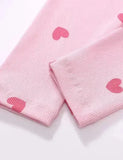 Set di felpe con stampa di cuori