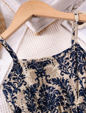 Fashion Waist Print Dress