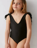 Mom and Me 3D Angel Wings Embroidery Simwear