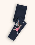 Leggings bordados de hadas