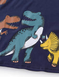 Dinosaur Cartoon Short-sleeved T-shirt