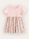 Cute Flower Print Dress