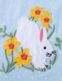 Cute Bunnies Appliqué Langærmet Kjole