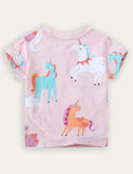 T-Shirt mit Einhorn-Print