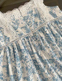 Floral Suspender Bow Dress