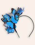 Buntes Schmetterlings-Stirnband