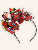 Buntes Schmetterlings-Stirnband