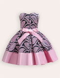 Cotton Embroidered Phoenix Tail Dress Dress