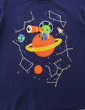 Luminous Planet Print Short Sleeve