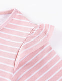 Cure Bunny Appliqué Long Sleeves Cotton Dress