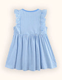 Robe sans manches brodée de lapin