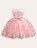 Sequined Waist Fluffy Birthday Party Dress