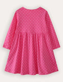 Feenbesticktes Langarmkleid