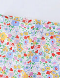 Legging en coton imprimé floral