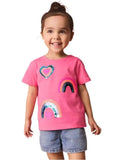 Rainbow Paillet kortærmet T-shirt