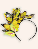 Buntes Schmetterlings-Stirnband