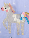 Langärmliges Kleid mit Little Pony-Applikation