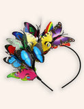 Buntes Schmetterlings-Stirnband