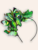 Buntes Schmetterlings-Stirnband