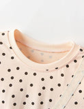 Sød Rainbow Applique Pocket Langærmet T-shirt