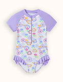 Costume intero con stampa floreale