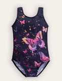 Colorful Butterfly Print One-piece Swimsuit